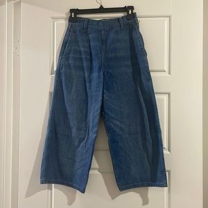 Levi’s culoutte wide leg crop - *petite girls must see!*